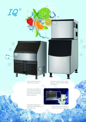 IQ Ice Machine- Square Ice Cubes